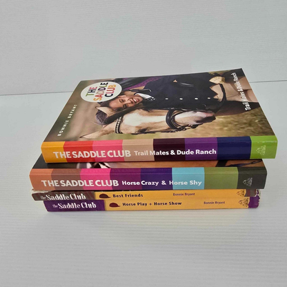 Alona.com.au 4x The Saddle Club by Bonnie Bryant Bundle Lot of 4, Paperback