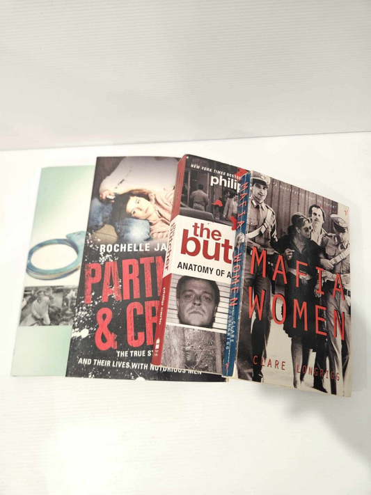 Alona.com.au 4x True Life Crime Stories Casebook Mafia - Longrigg, Carlo, Jackson
