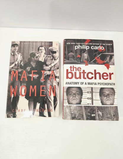 Alona.com.au 4x True Life Crime Stories Casebook Mafia - Longrigg, Carlo, Jackson