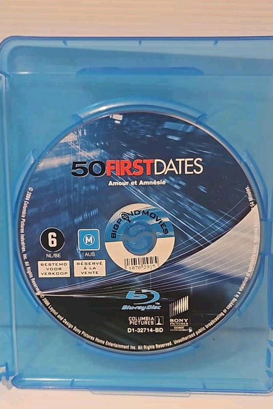 Alona.com.au 50 First Dates (Blu-ray, 2004) Region B Free Post Disk Only