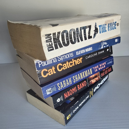 Alona.com.au 6x:Mixed Authors And Titles Fiction Mystery Thriller Crime Suspense Contemporary