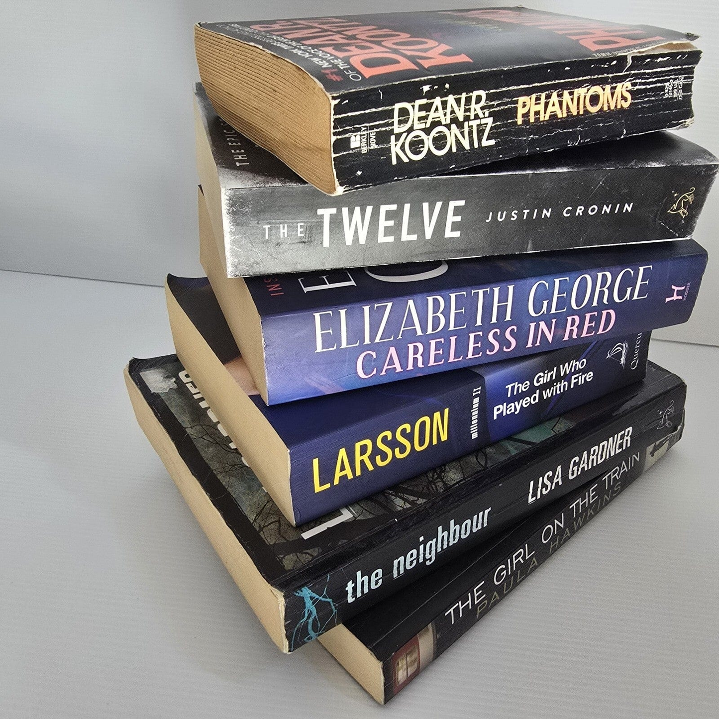 Alona.com.au 6x Mixed Authors And Titles Fiction Mystery Thriller Crime Suspense Contemporary
