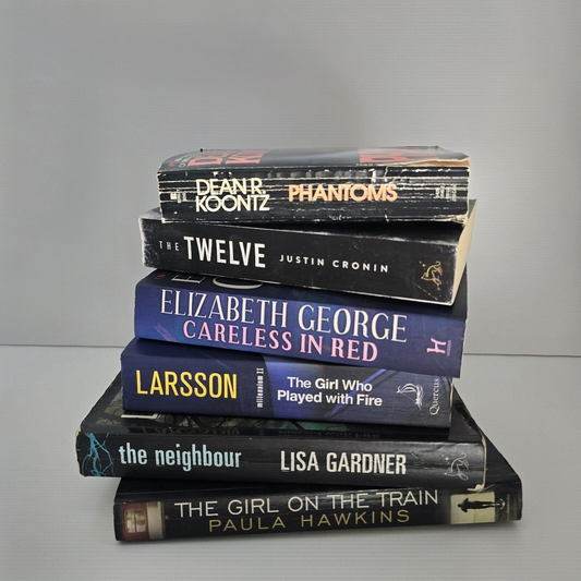 Alona.com.au 6x Mixed Authors And Titles Fiction Mystery Thriller Crime Suspense Contemporary