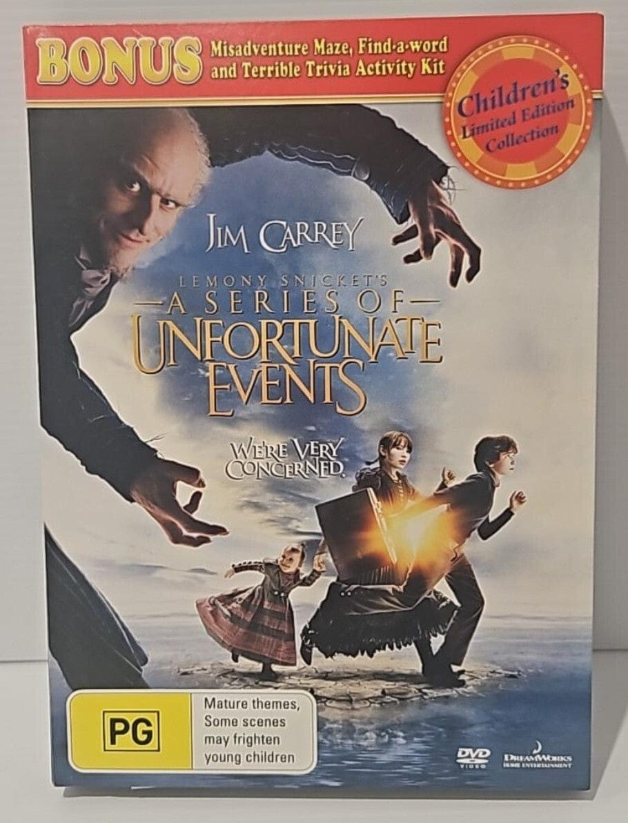 Alona.com.au A Series Of Unfortunate Events - children limited edition DVD
