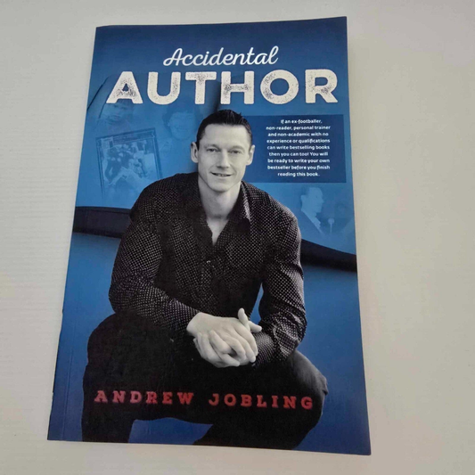 Alona.com.au Accidental Author by Andrew Jobling, Paperback 2015 (with signed dedication)