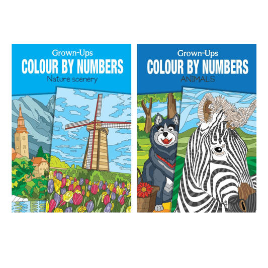 Alona.com.au Adult Colour by Numbers Book  A4 Fun Relaxing Mindfulness Anti Stress Creativity