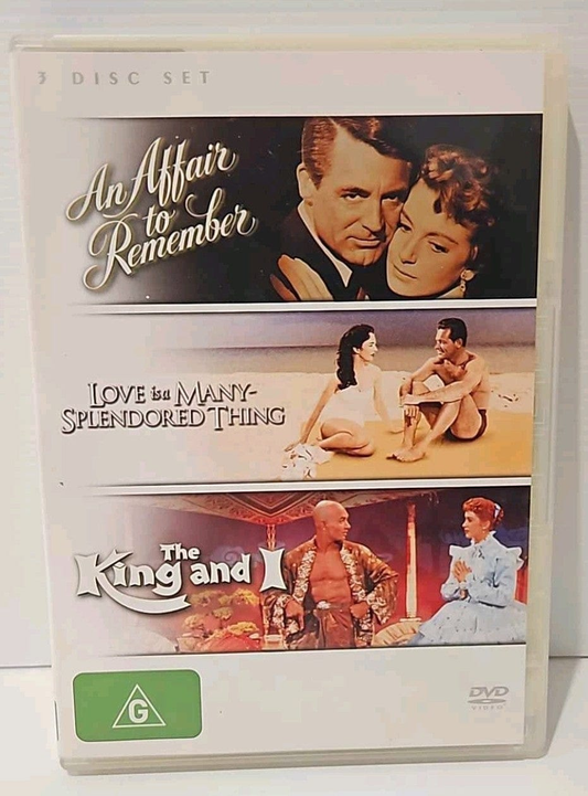 Alona.com.au An Affair To Remember / Love Is A Many Splendored Thing / The King And I DVD