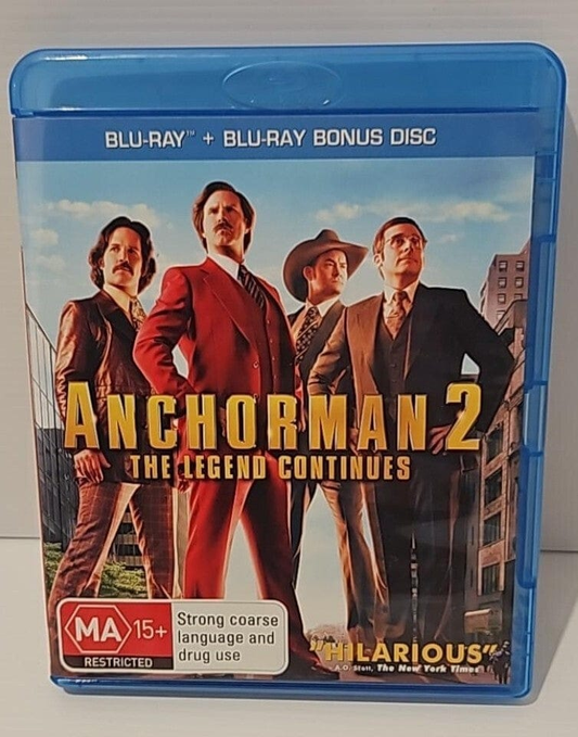Alona.com.au Anchorman 2-The Legend Continues Blu-ray 2013