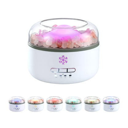 Alona.com.au Appliances > Aroma Diffusers & Humidifiers > Aroma Diffusers Devanti 150ml Salt Lamp Aroma Diffuser Ultrasonic Humidifier Purifier 7 LED Colors