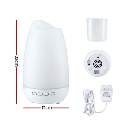 Alona.com.au Appliances > Aroma Diffusers & Humidifiers > Aroma Diffusers Devanti Ultrasonic Essential Oil Aroma Diffuser Aromatherapy Cool Mist Humidifier w/ LED Light 300ml