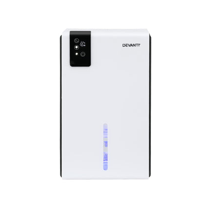 Alona.com.au Appliances > Aroma Diffusers & Humidifiers > Dehumidifiers DEVANTI 2000ml Portable Dehumidifier Moisture Absorber Home Bedroom Quiet Remote