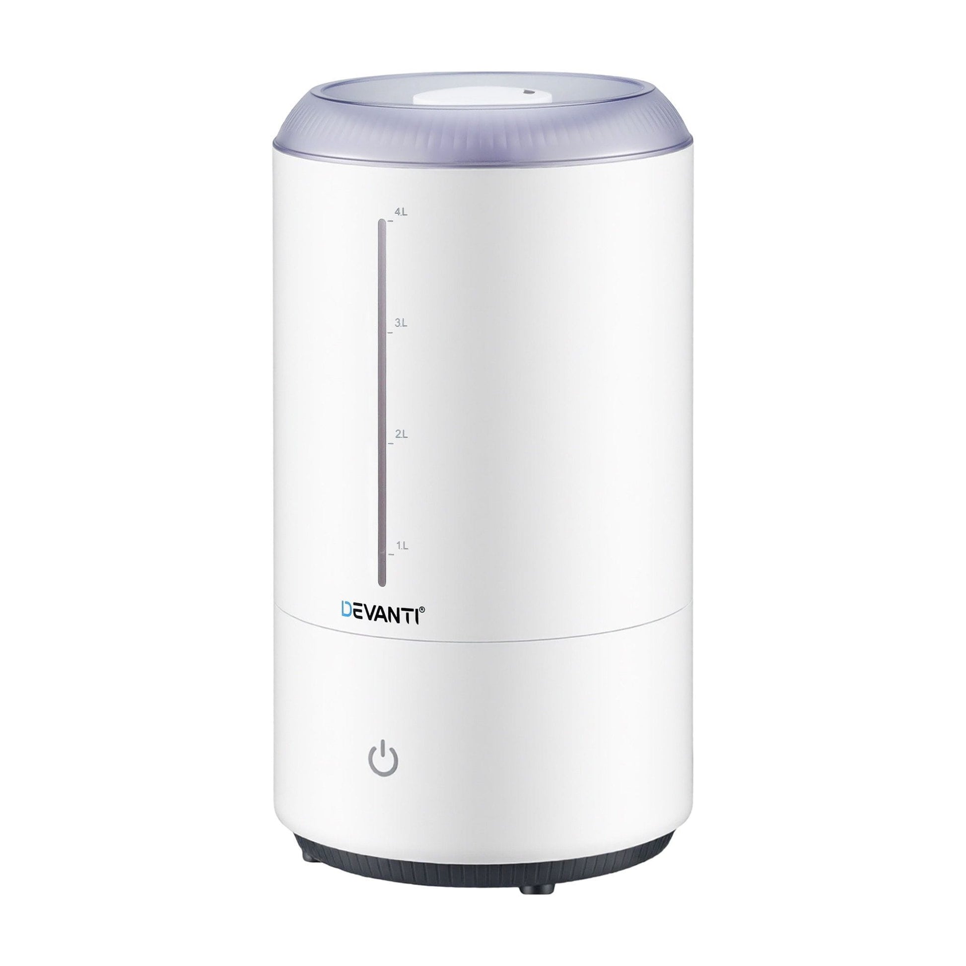 Alona.com.au Appliances > Aroma Diffusers & Humidifiers > Humidifiers Devanti Ultrasonic Humidifier Aroma Diffuser Top Fill Quiet Bedroom 4L White