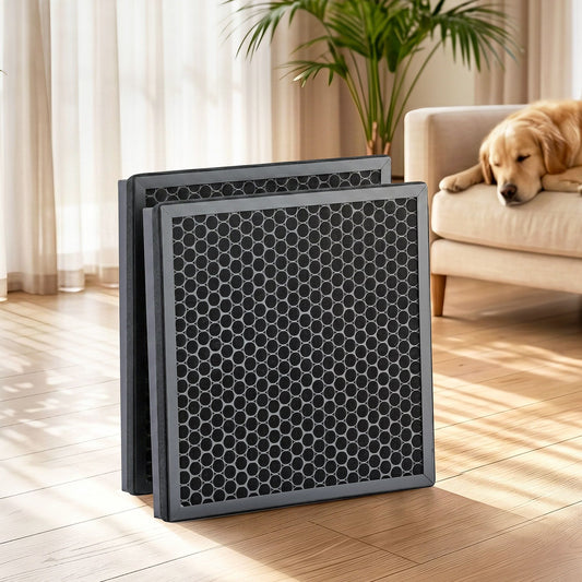 Alona.com.au Appliances > Aroma Diffusers & Humidifiers > Purifiers Devanti Air Purifier Filter Replacement H12 HEPA 2 Pack Dual Intake