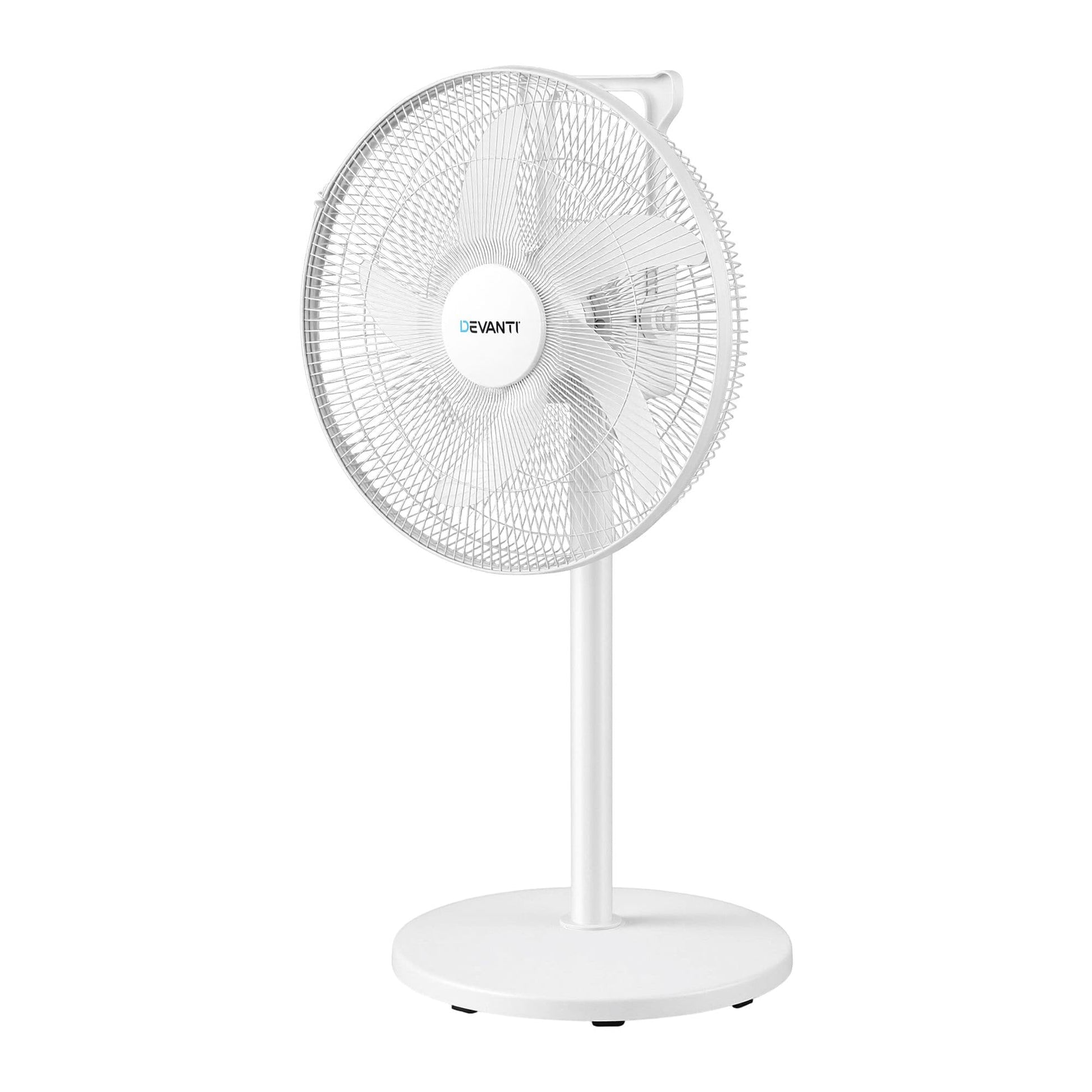 Alona.com.au Appliances > Fans > Portable Fans DEVANTI 16" 5-in-1 Rechargeable Fan for Pedestal Table Floor Wall Ceiling
