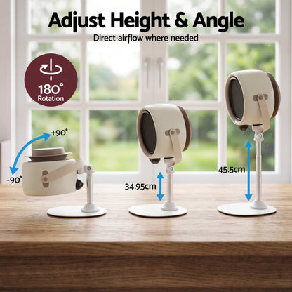 Alona.com.au Appliances > Fans > Portable Fans Devanti Portable Range Hood 5-Speed Rechargeable Desktop Extractor Fan BBQ