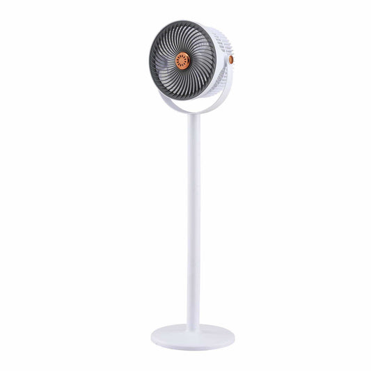 Alona.com.au Appliances > Fans > Portable Fans Devanti Rechargeable Pedestal Fan, 4000mAh Battery 5 Speed 4 Height, White