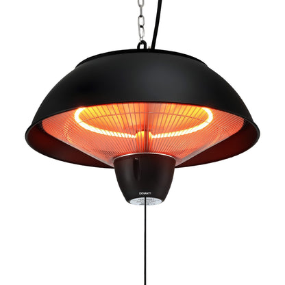 Alona.com.au Appliances > Heaters > Patio Heaters Devanti 1500W Electric Patio Infrared Heater Hanging Heaters Ceiling Mounted Remote
