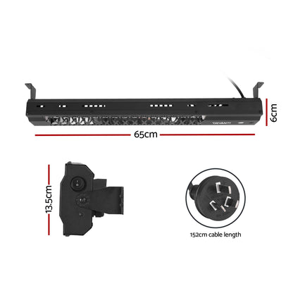 Alona.com.au Appliances > Heaters > Patio Heaters Devanti 2PCS Electric Strip Heater Radiant Infrared Heaters 2000W