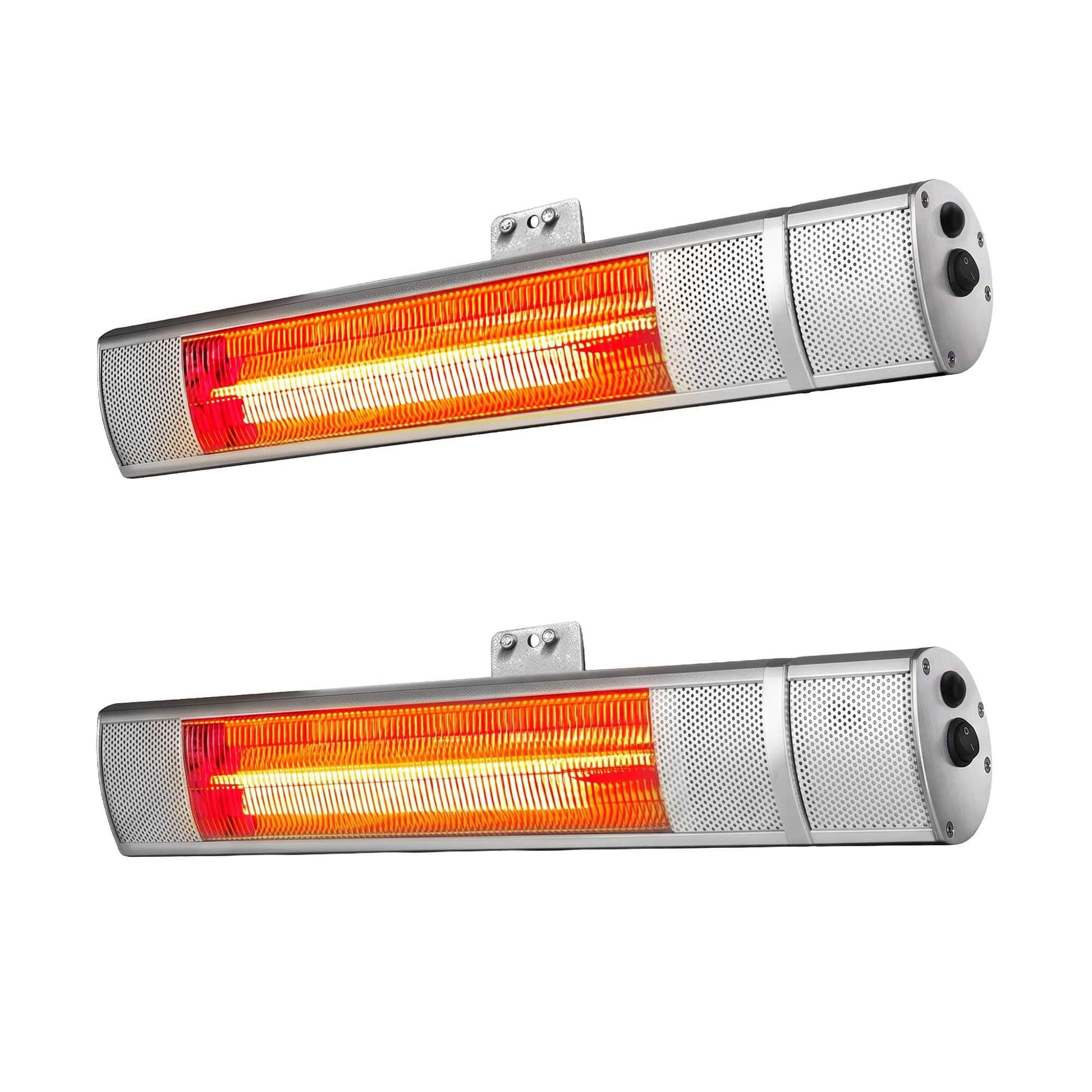 Alona.com.au Appliances > Heaters > Patio Heaters Devanti 2PCS Electric Strip Heater Radiant Infrared Heaters Remote Control 2000W