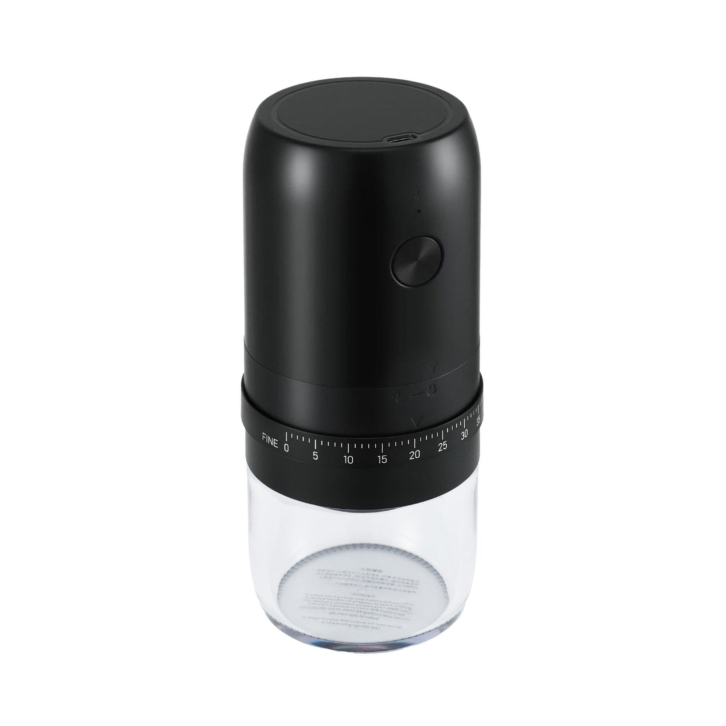 Alona.com.au Appliances > Kitchen Appliances > Coffee Machines & Accessories Devanti Electric Coffee Grinder USB-C Rechargeable Portable Coffee Bean Grinder with 40 Precise Grind Settings | Automatic Spice Nut Pepper Grinder Mill with Cleaning Brush & Ground Coffee Container for Home Office Camping Travel, Black