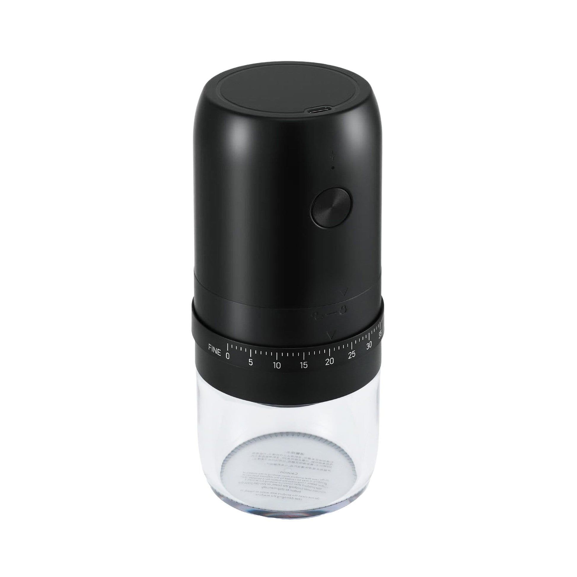 Alona.com.au Appliances > Kitchen Appliances > Coffee Machines & Accessories Devanti Electric Coffee Grinder USB-C Rechargeable Portable Coffee Bean Grinder with 40 Precise Grind Settings | Automatic Spice Nut Pepper Grinder Mill with Cleaning Brush & Ground Coffee Container for Home Office Camping Travel, Black
