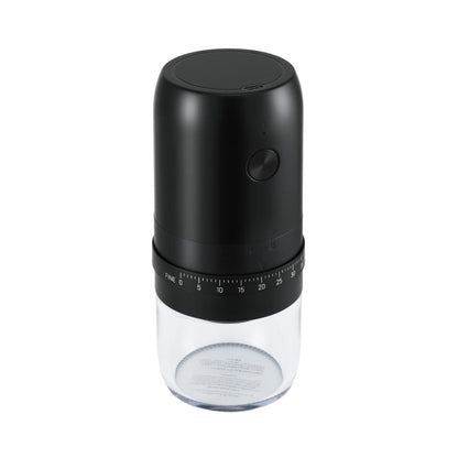Alona.com.au Appliances > Kitchen Appliances > Coffee Machines & Accessories Devanti Electric Coffee Grinder USB-C Rechargeable Portable Coffee Bean Grinder with 40 Precise Grind Settings | Automatic Spice Nut Pepper Grinder Mill with Cleaning Brush & Ground Coffee Container for Home Office Camping Travel, Black