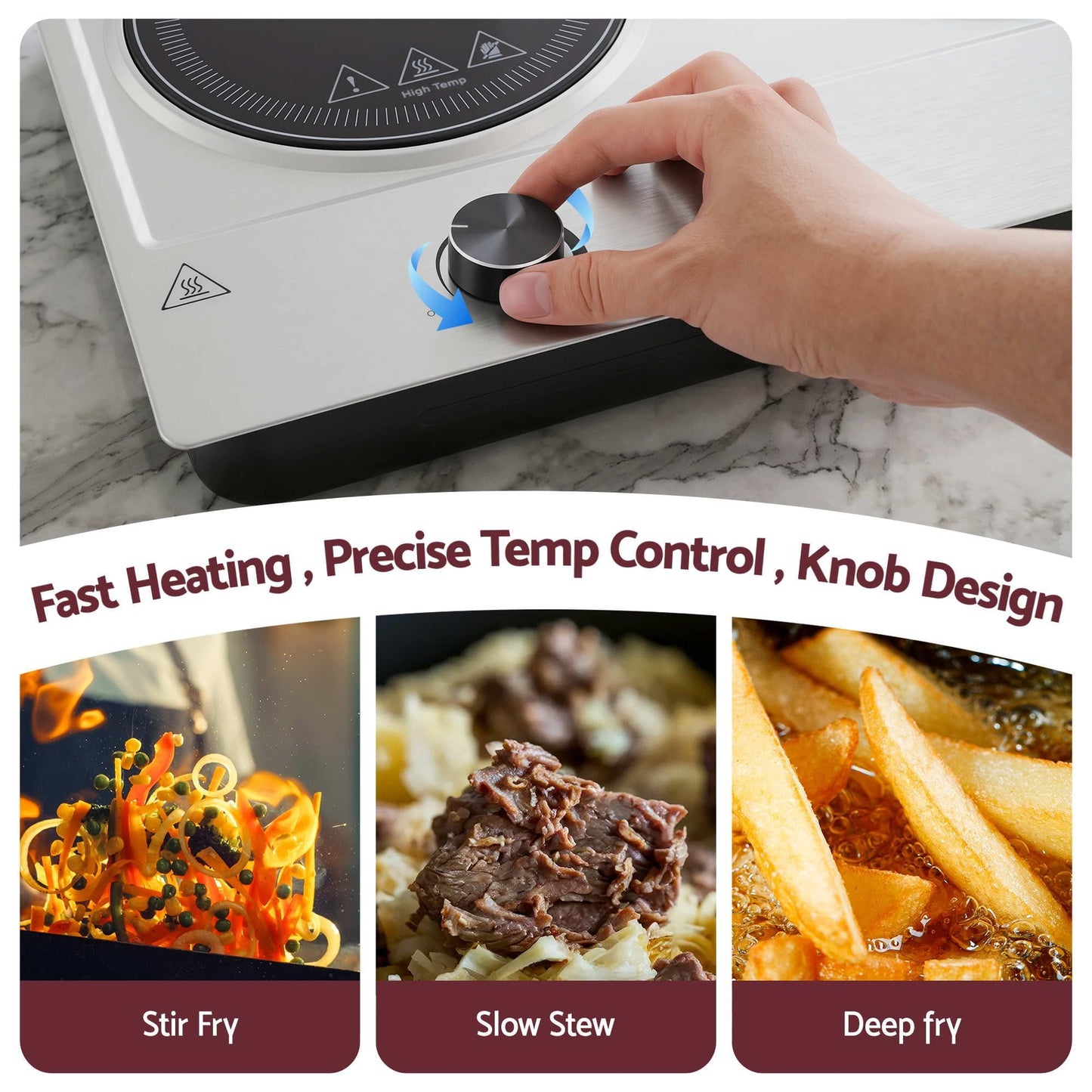Alona.com.au Appliances > Kitchen Appliances > Cooktops & Stoves Devanti 2 Hobs Ceramic Cooktop Electric Hot Plate Infrared Knob Control 2400W