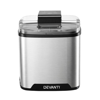 Alona.com.au Appliances > Kitchen Appliances > Ice Makers Devanti Ice Cream Maker Machine 2L Homemade Gelato Sorbet Frozen Drinks Sliver