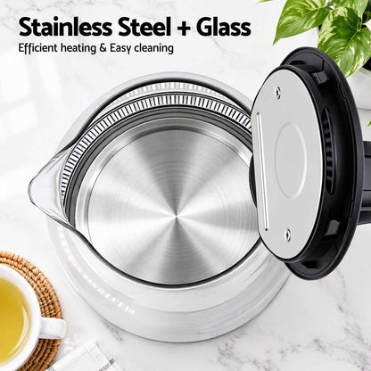 Alona.com.au Appliances > Kitchen Appliances > Kettles Devanti 1.7L Glass Electric Kettle