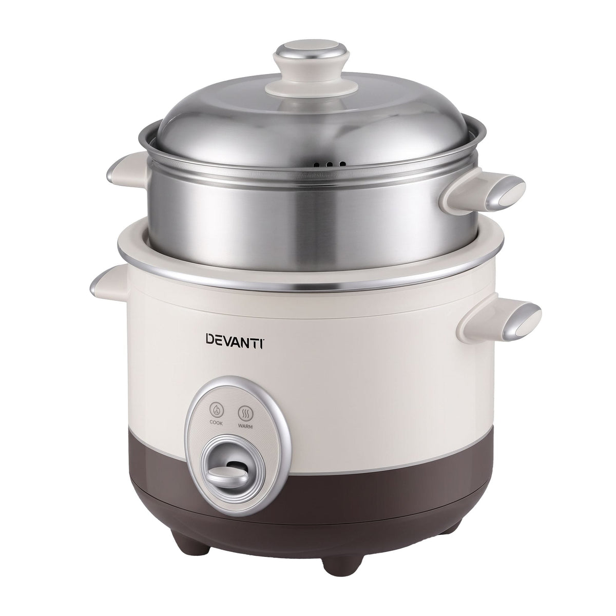 Alona.com.au Appliances > Kitchen Appliances > Rice Cookers & Steamers Devanti 3L Rice Cooker Small 6 Cup Multi Cooker with Steamer