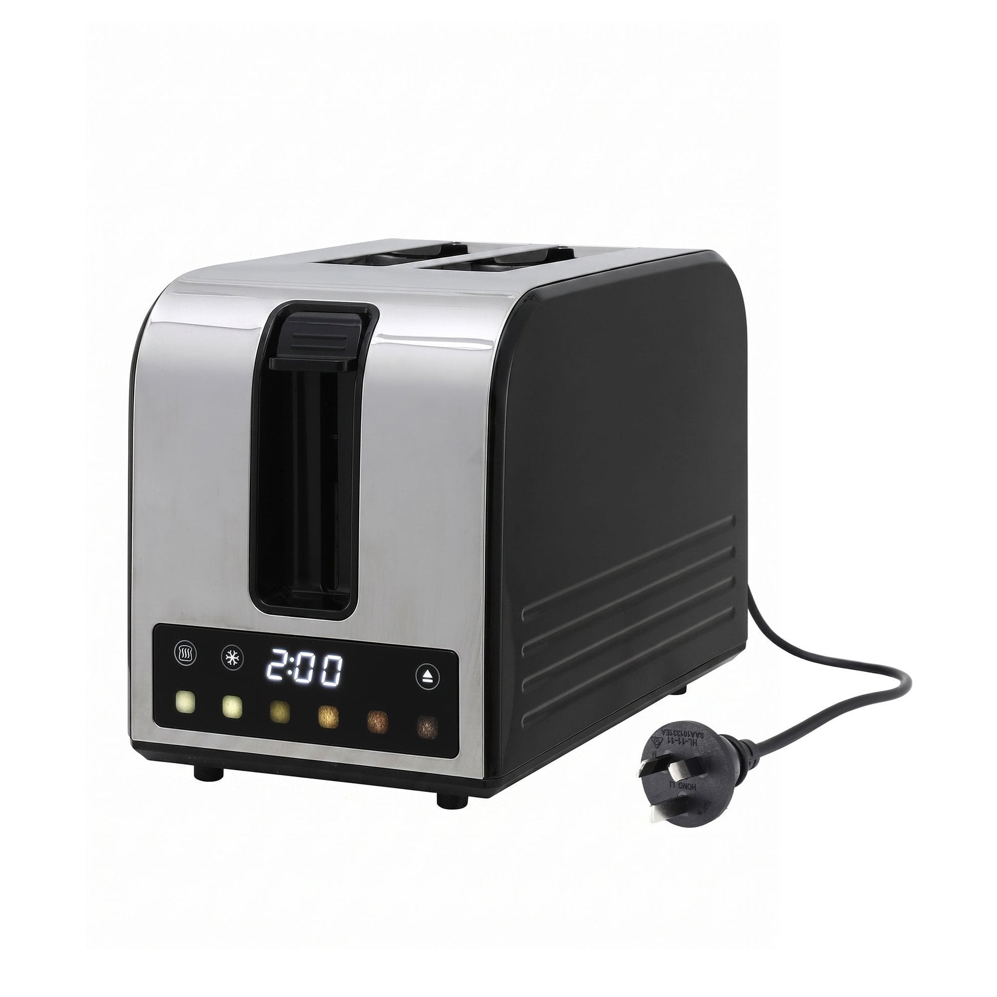 Alona.com.au Appliances > Kitchen Appliances > Toasters & Grills Devanti 2-Slice Toaster, LED Display 3.5cm Wide Slots 6 Browning Levels