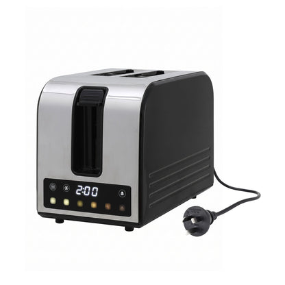 Alona.com.au Appliances > Kitchen Appliances > Toasters & Grills Devanti 2-Slice Toaster, LED Display 3.5cm Wide Slots 6 Browning Levels