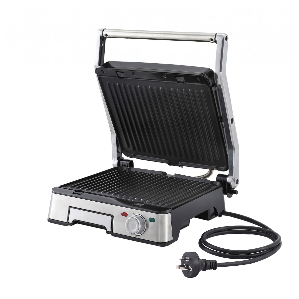 Alona.com.au Appliances > Kitchen Appliances > Toasters & Grills Devanti 2000W 3-in-1 Panini Press Grill Sandwich Maker 180° Open 4 Slice