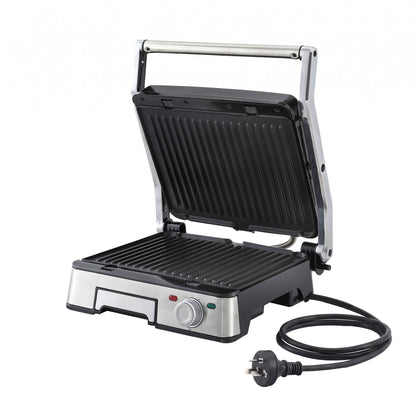 Alona.com.au Appliances > Kitchen Appliances > Toasters & Grills Devanti 2000W 3-in-1 Panini Press Grill Sandwich Maker 180° Open 4 Slice
