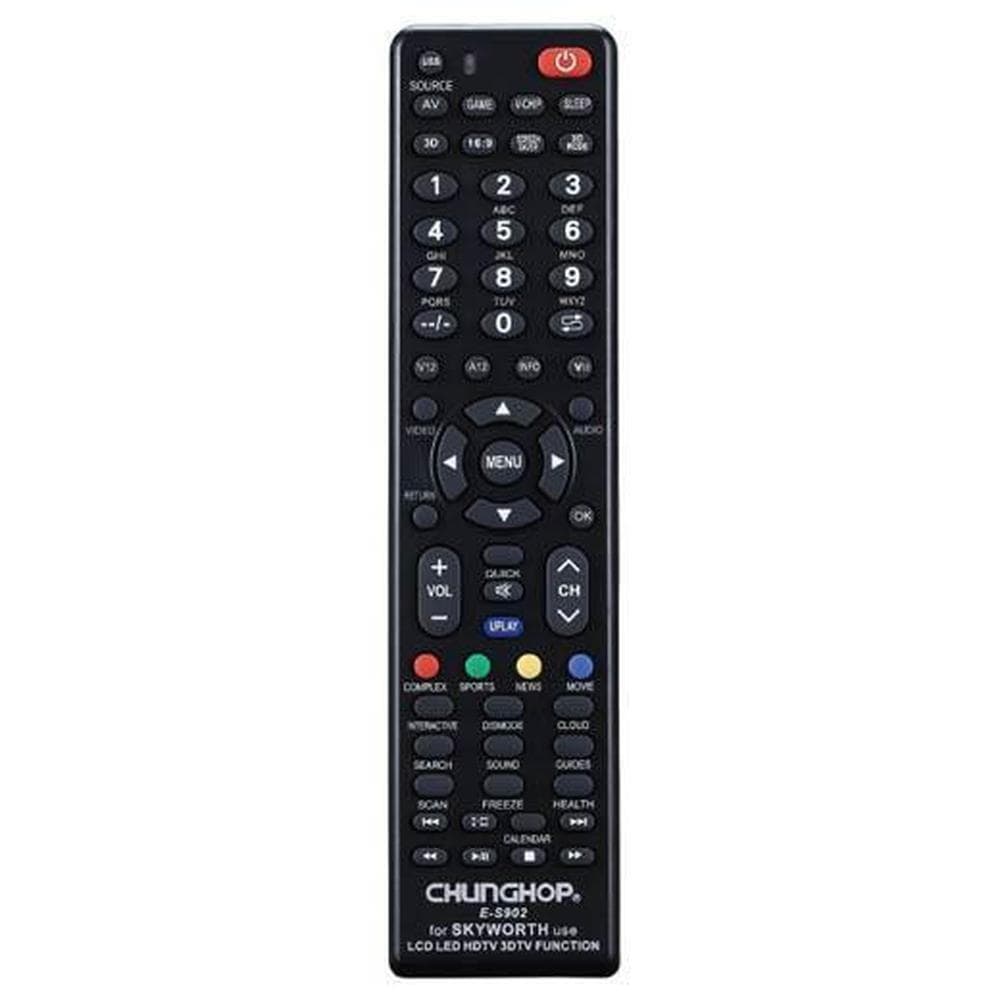 Alona.com.au Appliances > TV > TVs & Accessories Chunghop Universal TV Remote Control Compatible with Skyworth LCD Smart HD Plasm