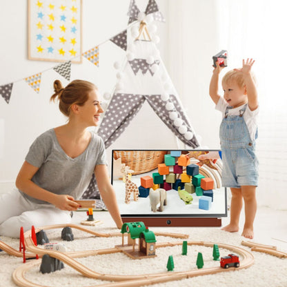 Alona.com.au Appliances > TV > TVs & Accessories SKYWORTH 24-Inch 12V Portable TV,3-Hour Battery,1080P FHD,Wide Viewing Angle,Smart Google TV, HDR10, Dolby Audio, LED, Bluetooth, Chromecast and Google Assistant
