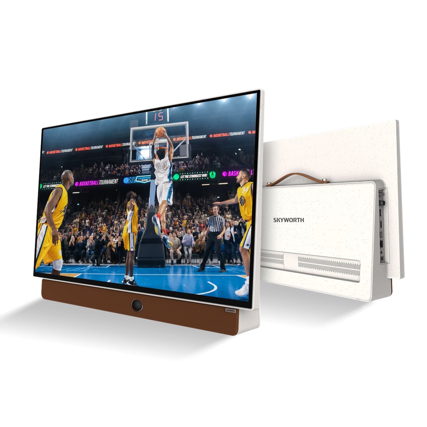 Alona.com.au Appliances > TV > TVs & Accessories SKYWORTH 24-Inch 12V Portable TV,3-Hour Battery,1080P FHD,Wide Viewing Angle,Smart Google TV, HDR10, Dolby Audio, LED, Bluetooth, Chromecast and Google Assistant