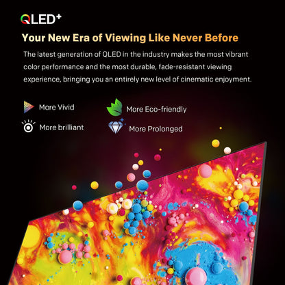 Alona.com.au Appliances > TV > TVs & Accessories SKYWORTH Q6600H 55" - QLED+ 4K Smart Google TV, Gen 5 Quantum Dot, 120Hz Refresh Rate, AI-Powered Picture, Dolby Audio DBX-tv Audio, Voice Control, Screen Casting, HDR, Eco-Friendly Design