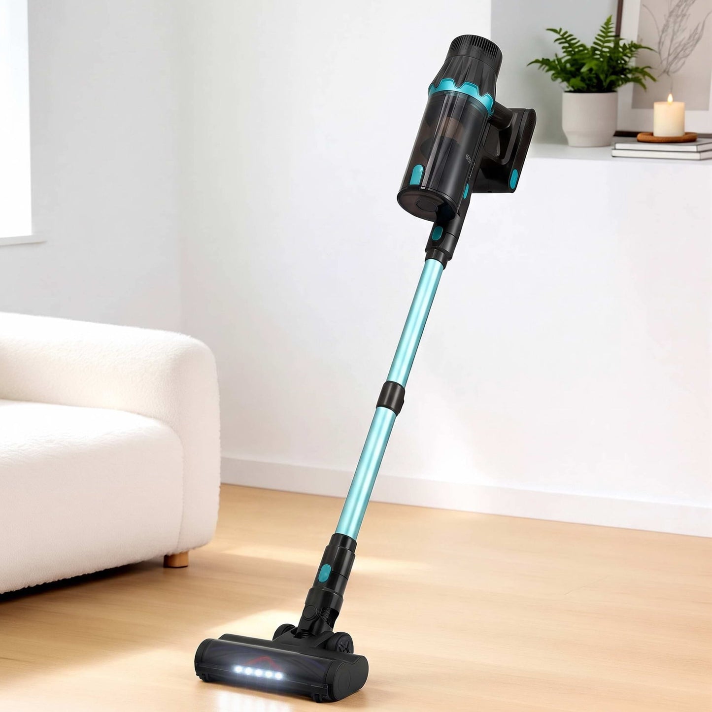 Alona.com.au Appliances > Vacuum Cleaners > Stick Vacuums DEVANTI 30000Pa Cordless Stick Vacuum Cleaner 4-in-1 Handheld Vac, Green