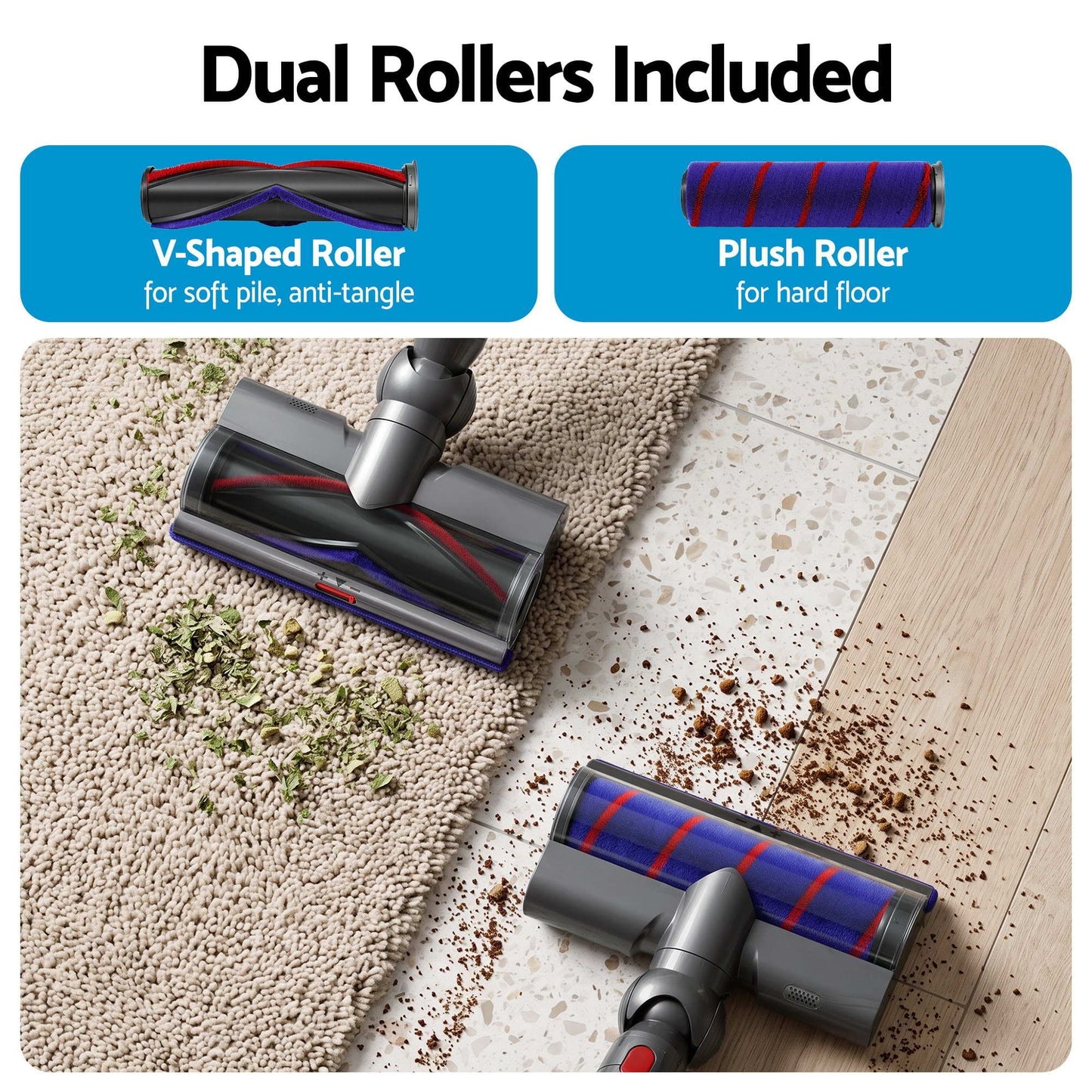Alona.com.au Appliances > Vacuum Cleaners > Stick Vacuums Vacuum Head Replacement compatible with Dyson V7 V8 V10 V11 V15