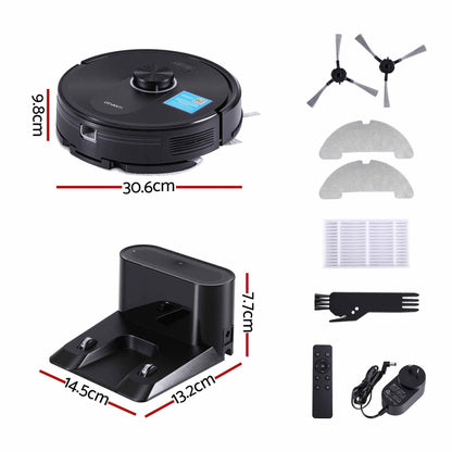 Alona.com.au Appliances > Vacuum Cleaners > Vacuums DEVANTI Robot Vacuum and Mop, APP Control 6000Pa LDS Laser 3-in-1 Cleaning