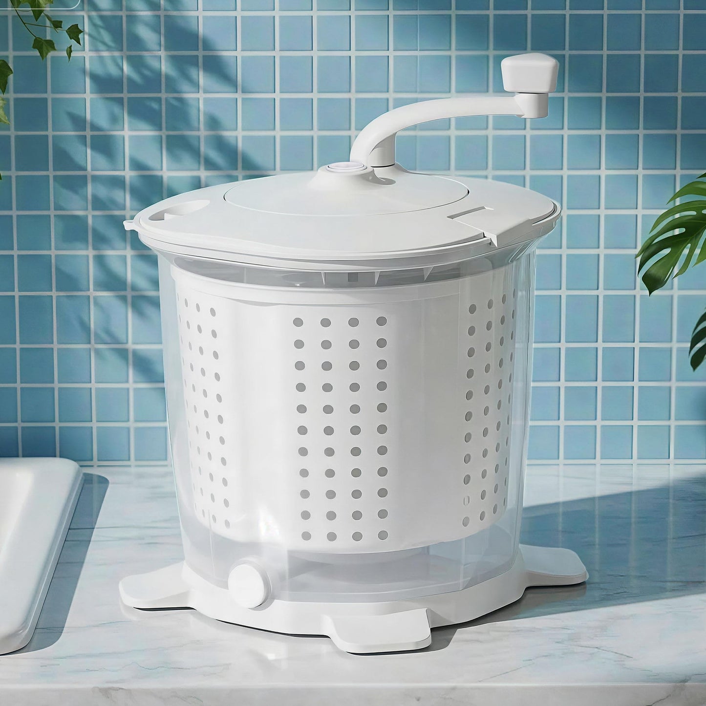 Alona.com.au Appliances > Washers, Dryers & Irons > Washing Machines Devanti Portable Washing Machine Manual Spin Dryer Compact for Camping Caravan Apartment