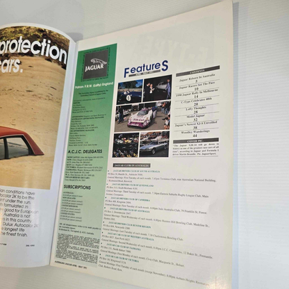 Alona.com.au Australian Jaguar Magazine Issue Apr May 1991 No 38 Drivers Car Club XJ-S