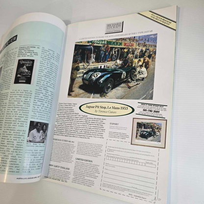 Alona.com.au Australian Jaguar Magazine Issue Apr May 1991 No 38 Drivers Car Club XJ-S