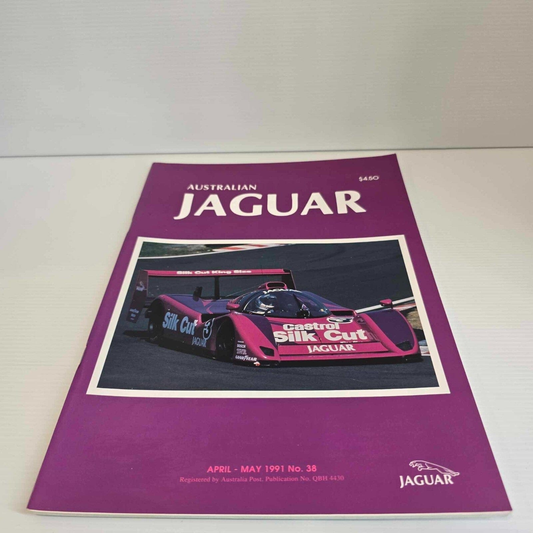 Alona.com.au Australian Jaguar Magazine Issue Apr May 1991 No 38 Drivers Car Club XJ-S