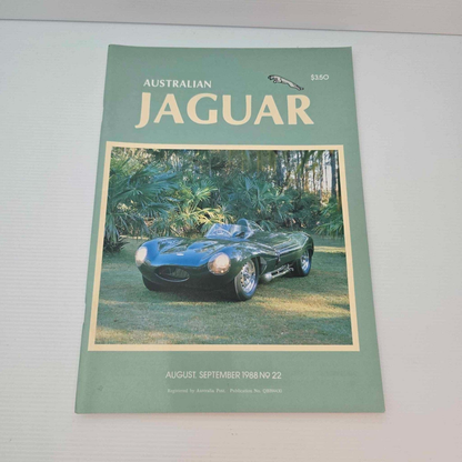 Alona.com.au Australian Jaguar Magazine Issue Aug-Sept 1988 No 22 Drivers Car Club Le Mans