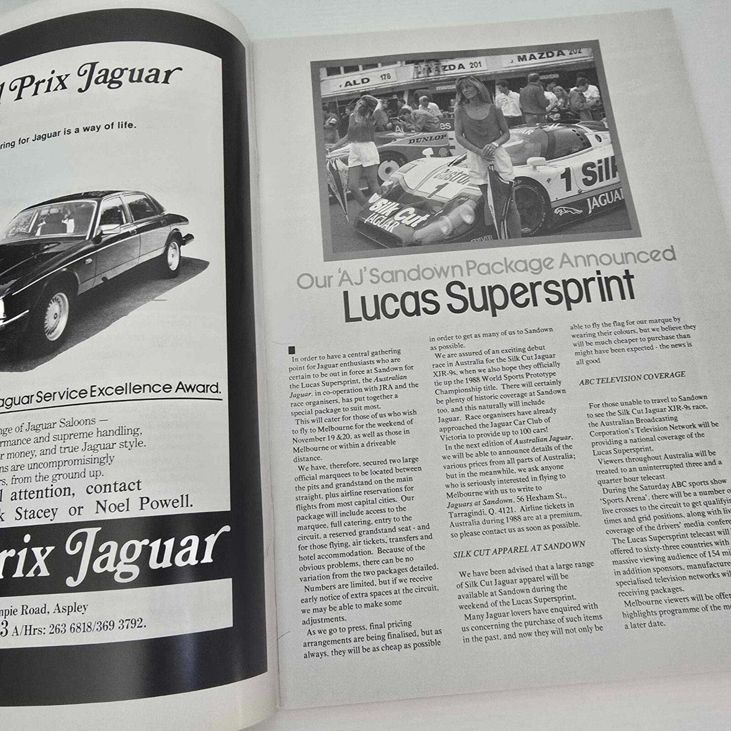 Alona.com.au Australian Jaguar Magazine Issue Aug-Sept 1988 No 22 Drivers Car Club Le Mans