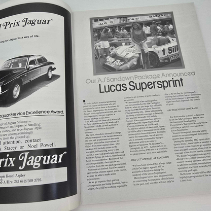 Alona.com.au Australian Jaguar Magazine Issue Aug-Sept 1988 No 22 Drivers Car Club Le Mans