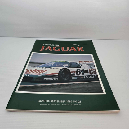 Alona.com.au Australian Jaguar Magazine Issue Aug-Sept 1989 No 28 Drivers Car Club XJR-6