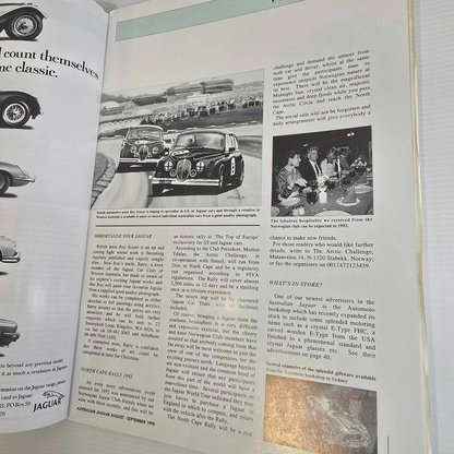 Alona.com.au Australian Jaguar Magazine Issue Aug Sept 1990 No 34 Drivers Car Club XJ-S